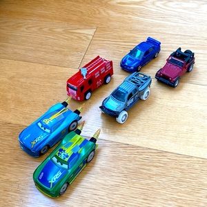 💙 6 Disney cars and other car toys
